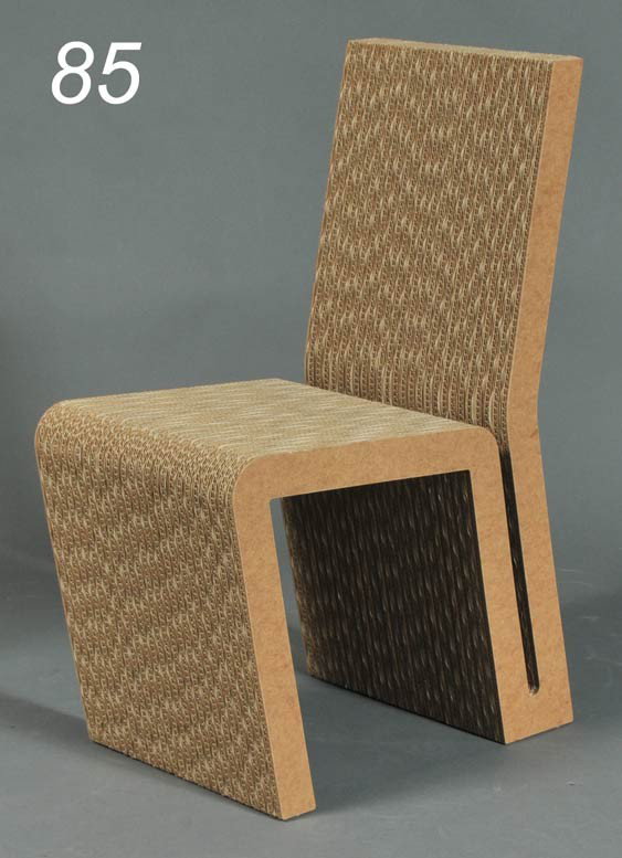 FRANK GEHRY CARDBOARD CHAIR 32" high: FRANK GEHRY CARDBOARD CHAIR 32" high