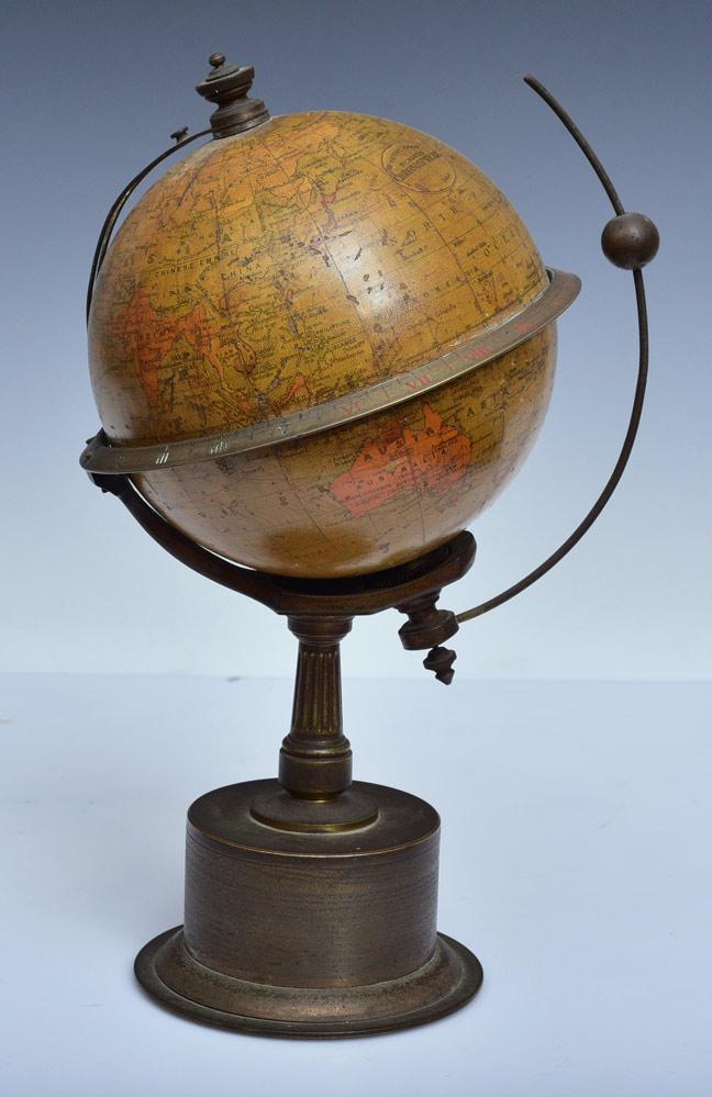 Rare French Globe Clock: Richard's Chronosphere (1 of 3)