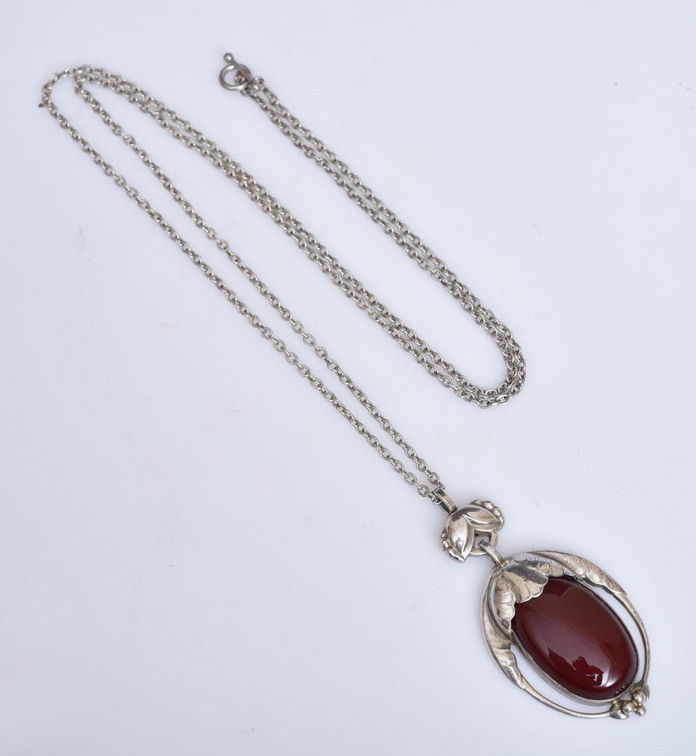 Georg Jensen Sterling Silver Necklace (1 of 2)