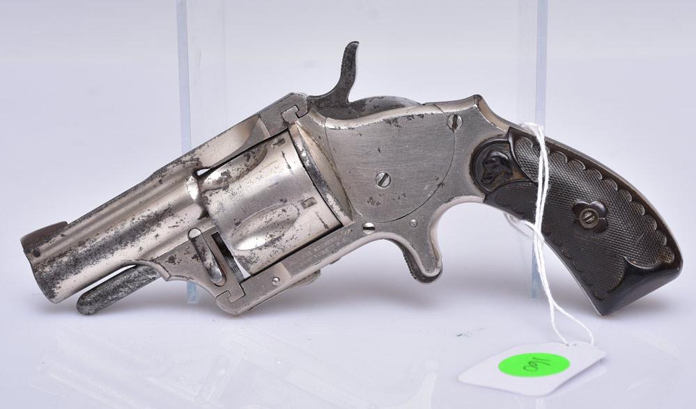 Merwin Hulbert & Co. 1870's Revolver: Single action, .38 caliber 2 1/4" long barrel, 7" long overall serial 6651, circa 1860's/1870's Cannot be shipped outside of the USA.