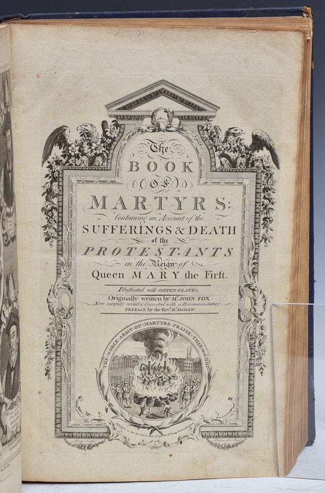 The Book of Martyrs, 1776 (1 of 3)
