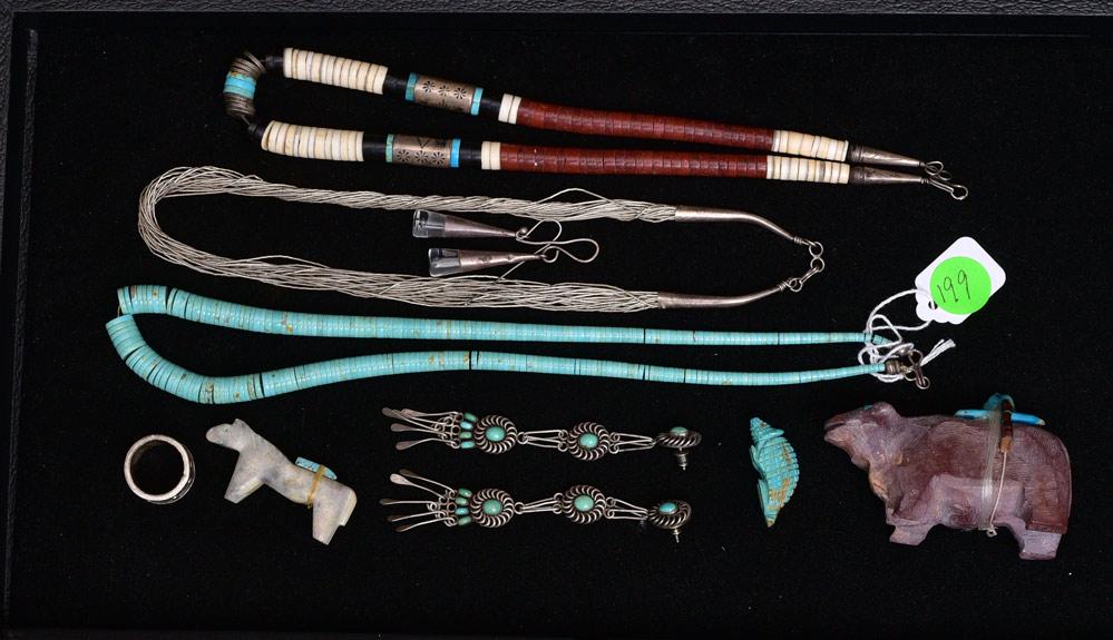 Sterling Silver Jewelry and Fetishes (1 of 1)