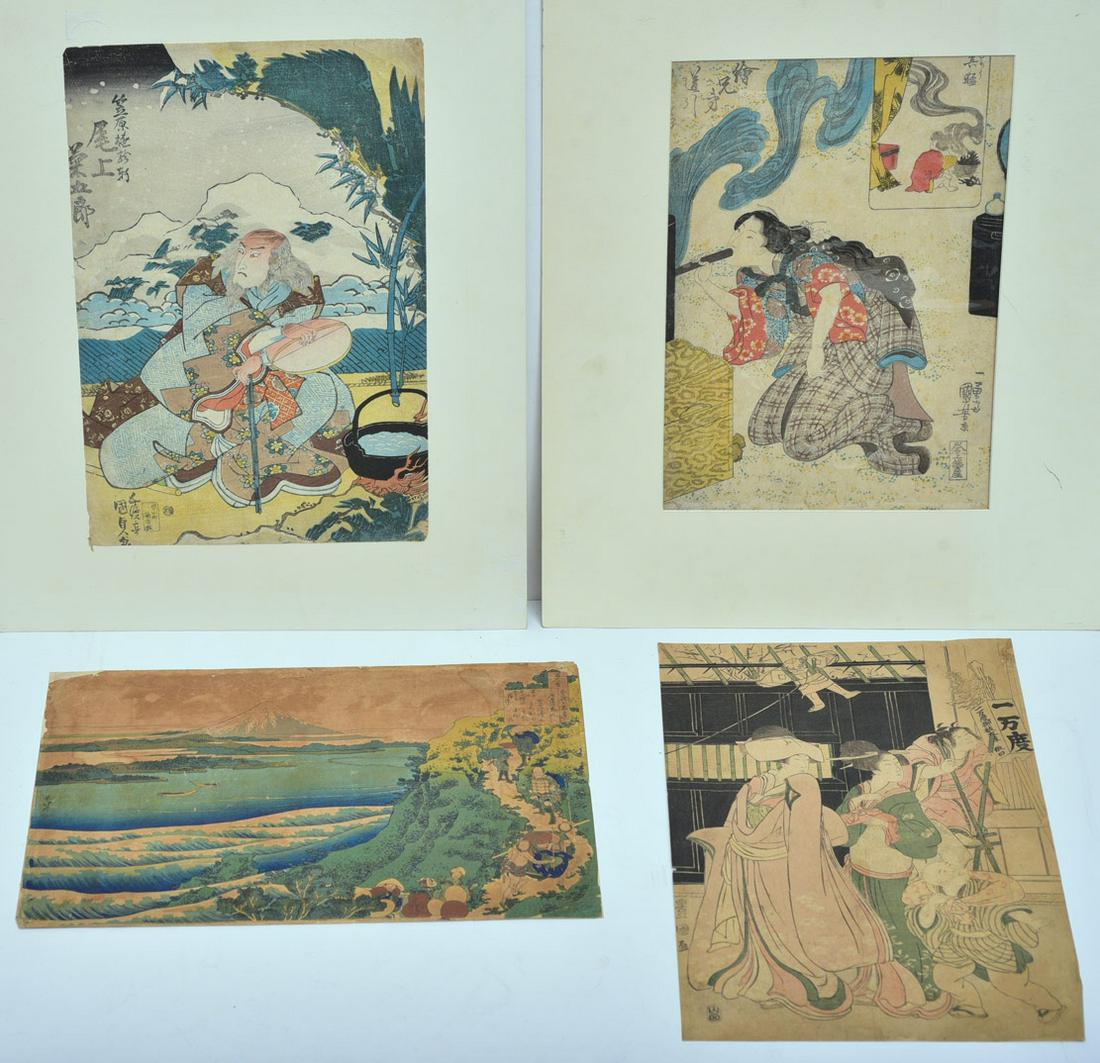 Japanese Wood Block Prints (6) (1 of 16)