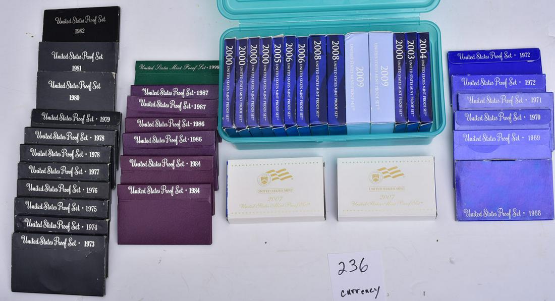 Collection of American Coin Proof Sets (1 of 1)