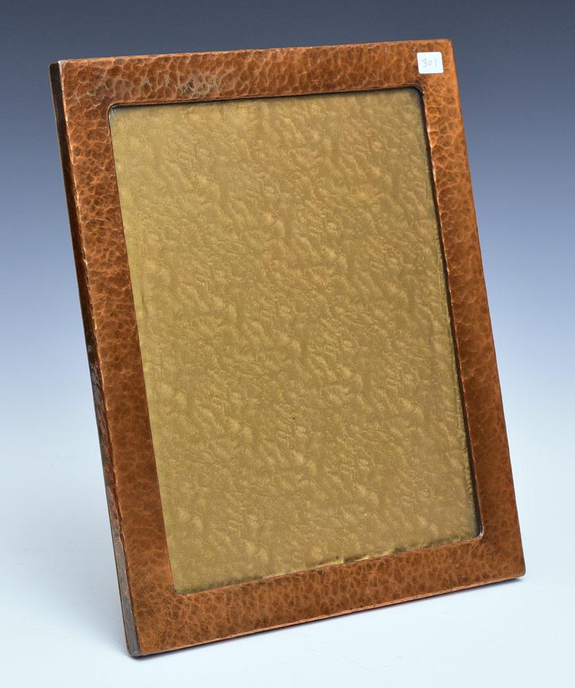 Arts & Crafts Hammered Copper Frame (1 of 2)
