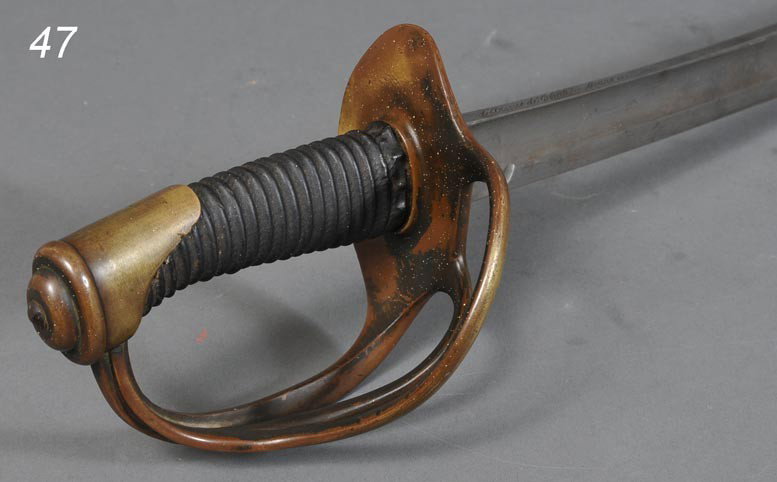 CIVIL WAR SABER in old surface 36" blade: CIVIL WAR SABER in old surface 36" blade