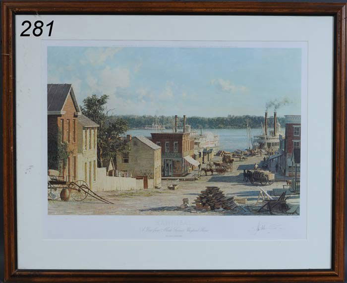 JOHN STOBART Hannibal 18"x28" litho pencil signed: JOHN STOBART Hannibal 18"x28" litho pencil signed