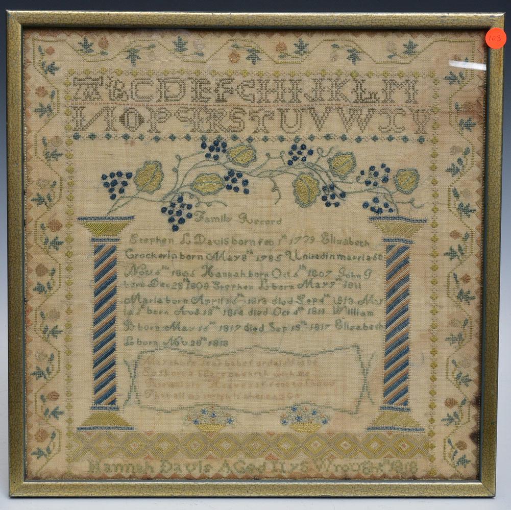 Needlework Sampler (1 of 1)