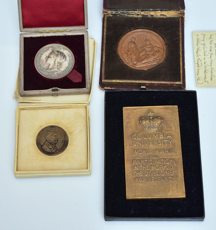 Four Medical Silver and Bronze Medals (1 of 2)