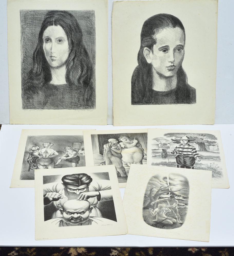 Eight American Lithographs (1 of 5)