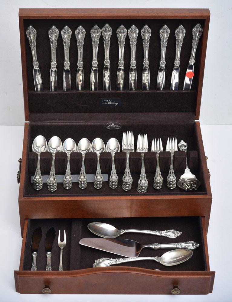 Lunt Sterling Silver Flatware Set (1 of 2)