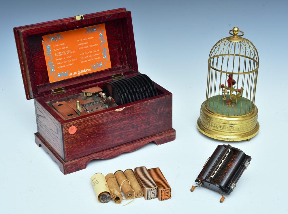 Lador Disc Music Box, Bird Cage, Rolomonica (3) (1 of 1)