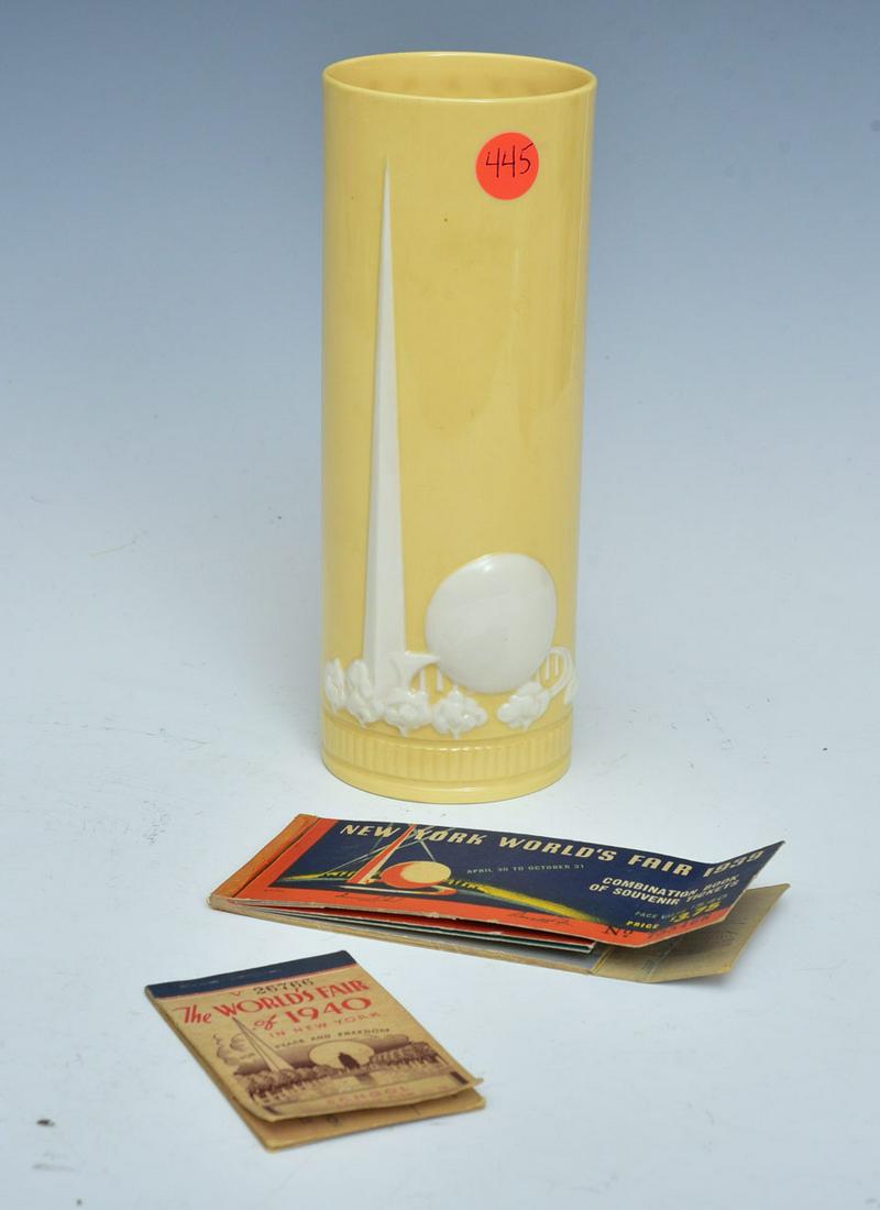 Lenox New York World's Fair Ceramic Vase (1 of 1)