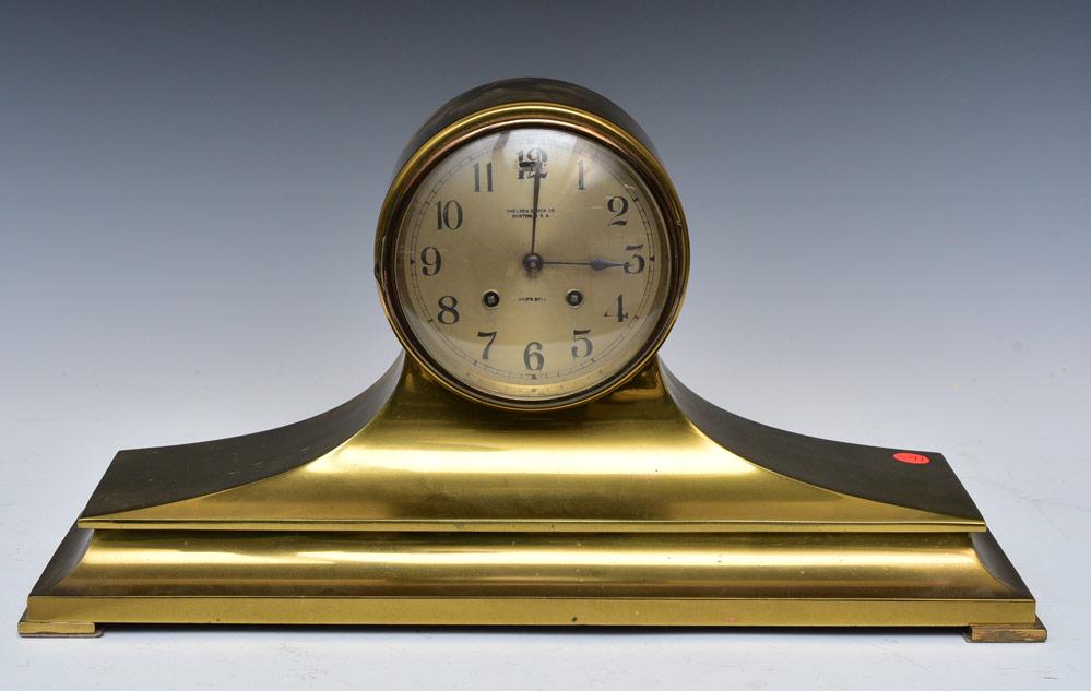 Chelsea Brass Mantel Clock (1 of 1)