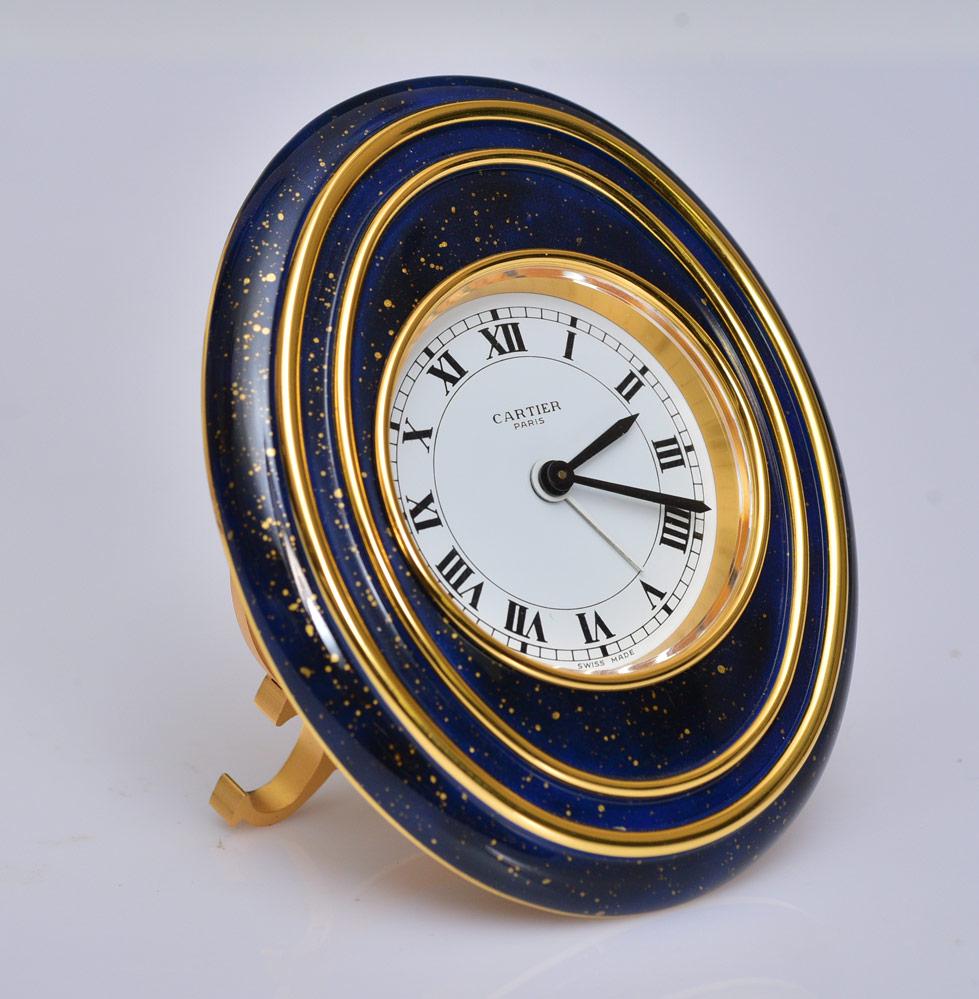 Les Must De Cartier Brass Desk Clock (1 of 3)