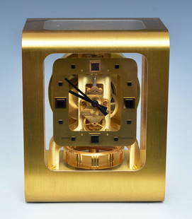 Jaeger-LeCoultre Atmos Clock: Luigi Colani (1928 - 2019) 9 3/4" high circa 1974