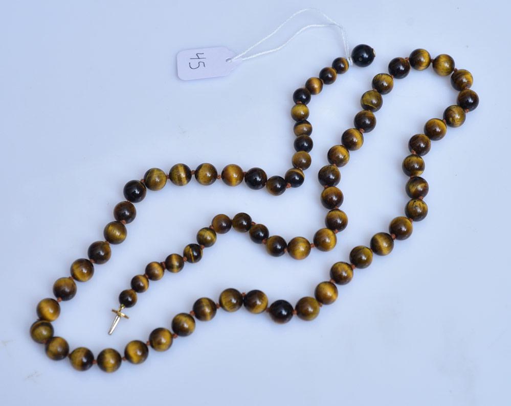 David Webb Tigers Eye Necklace (1 of 1)