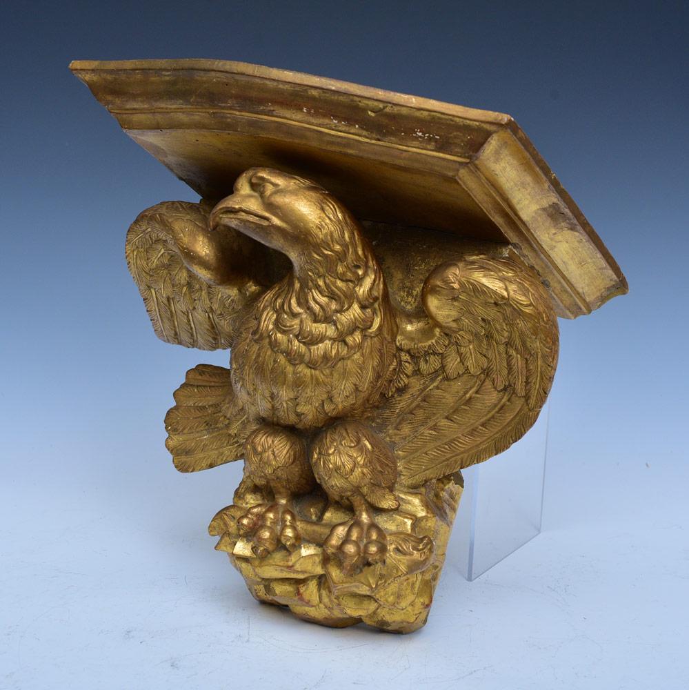 American Giltwood Carved Eagle Bracket (1 of 3)