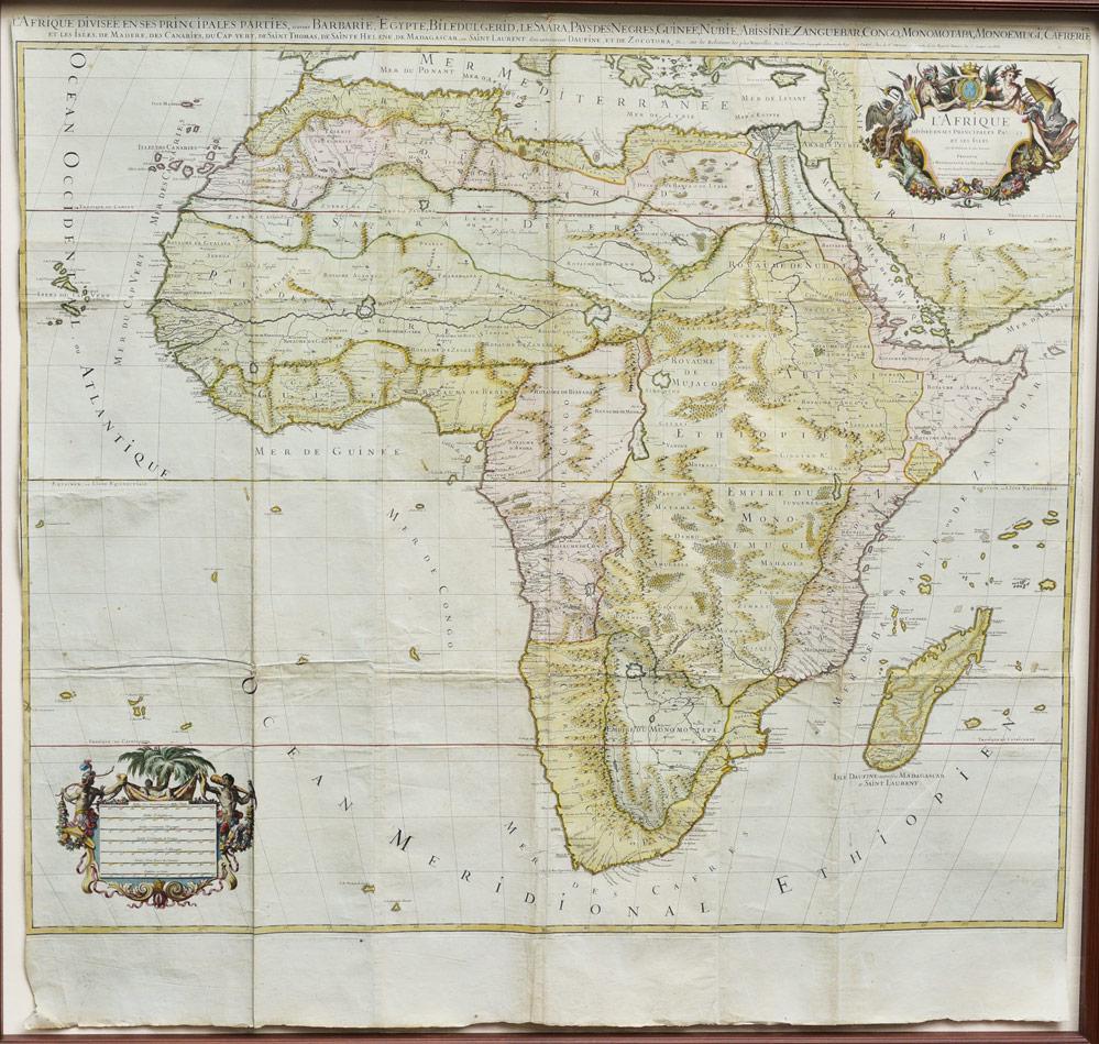 A.H. Jaillot -  Monumental Map of Africa (1 of 5)