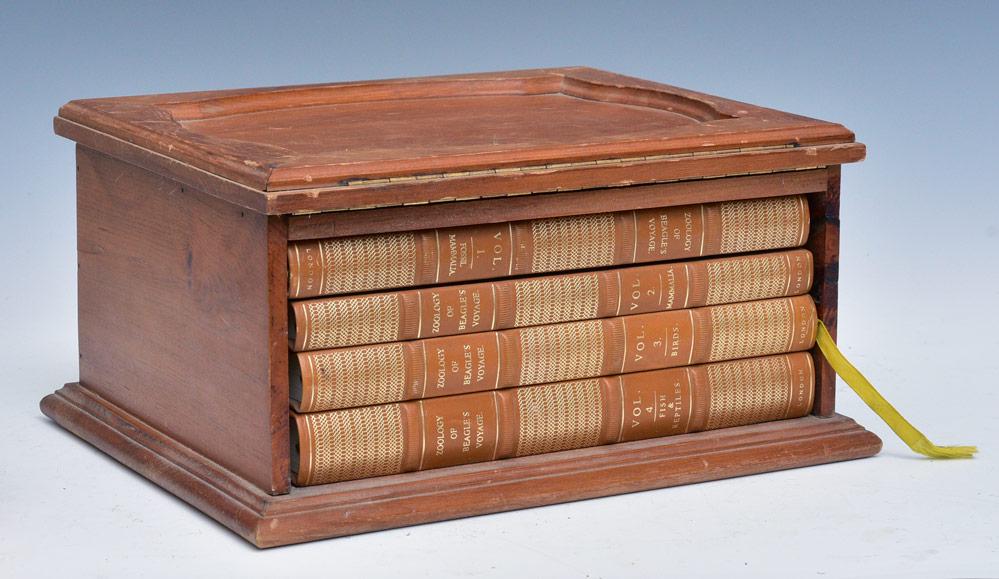 Charles Darwin: Commemorative 4 volume Facsimile Edition The Zoology of the Voyage of H.M.S. Beagle The Royal Geographical Society, London, 1994 numbered limited edition of 1000 sets