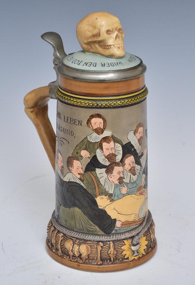 "The Anatomy of a Lesson" Medical Beer Stein (1 of 4)