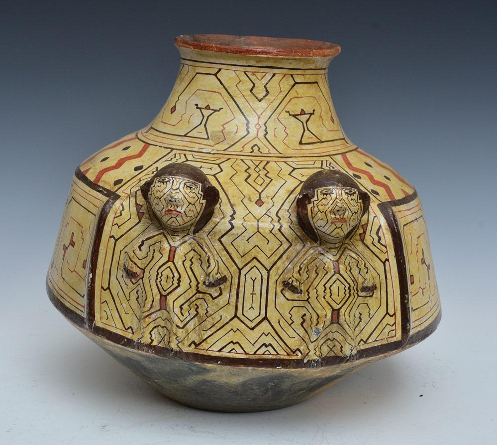 Shipibo Peruvian Pottery Pot (1 of 9)