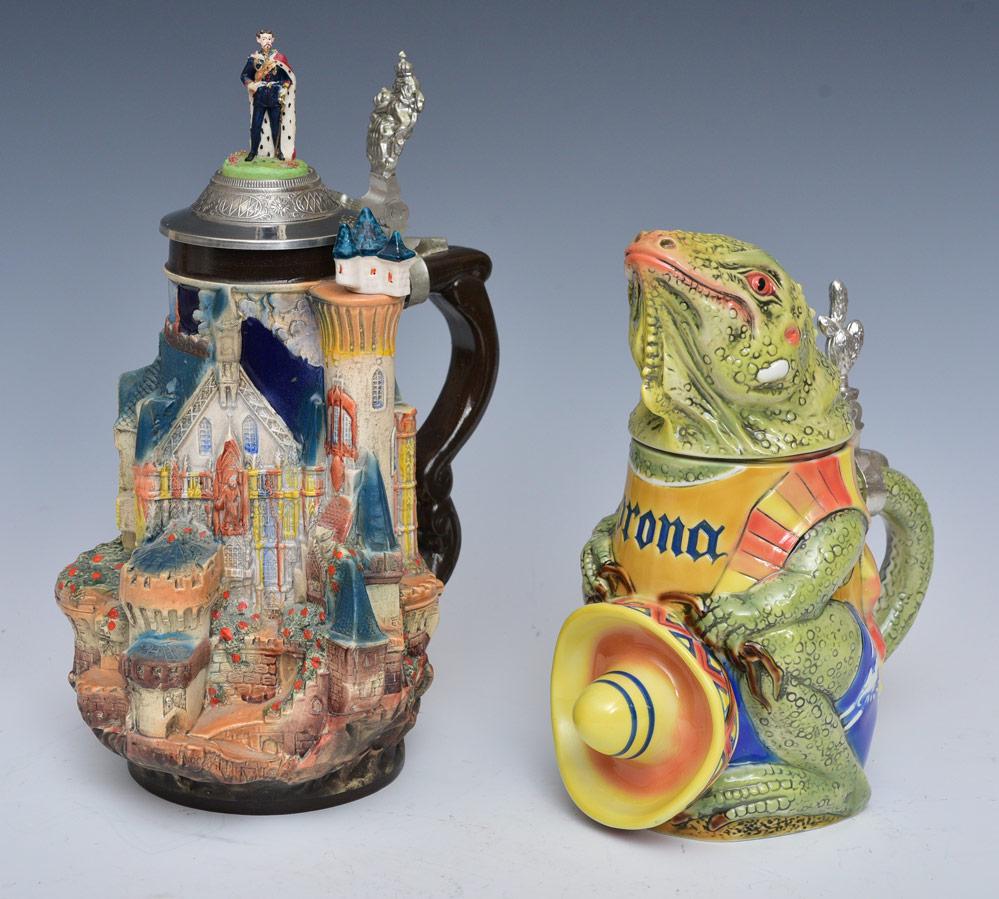 Two Novelty Limited Edition Beer Steins (1 of 2)