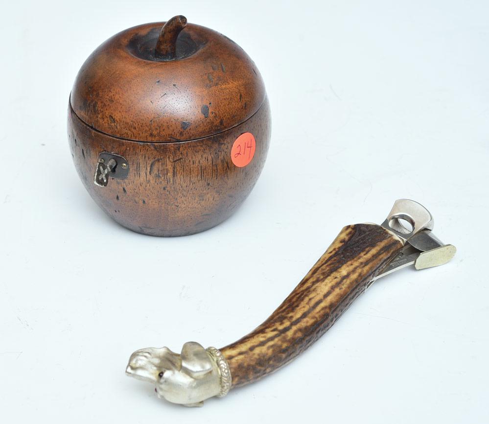 Tea Caddy and Cigar Cutter (1 of 1)