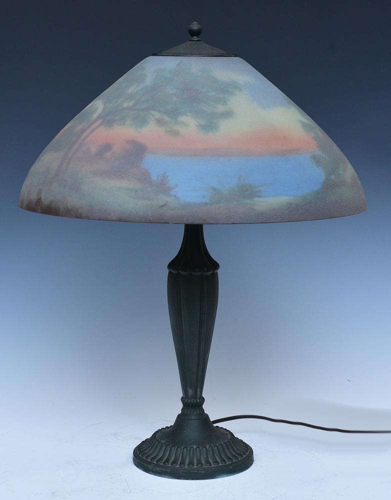 Jefferson Reverse Painted Table Lamp (1 of 6)