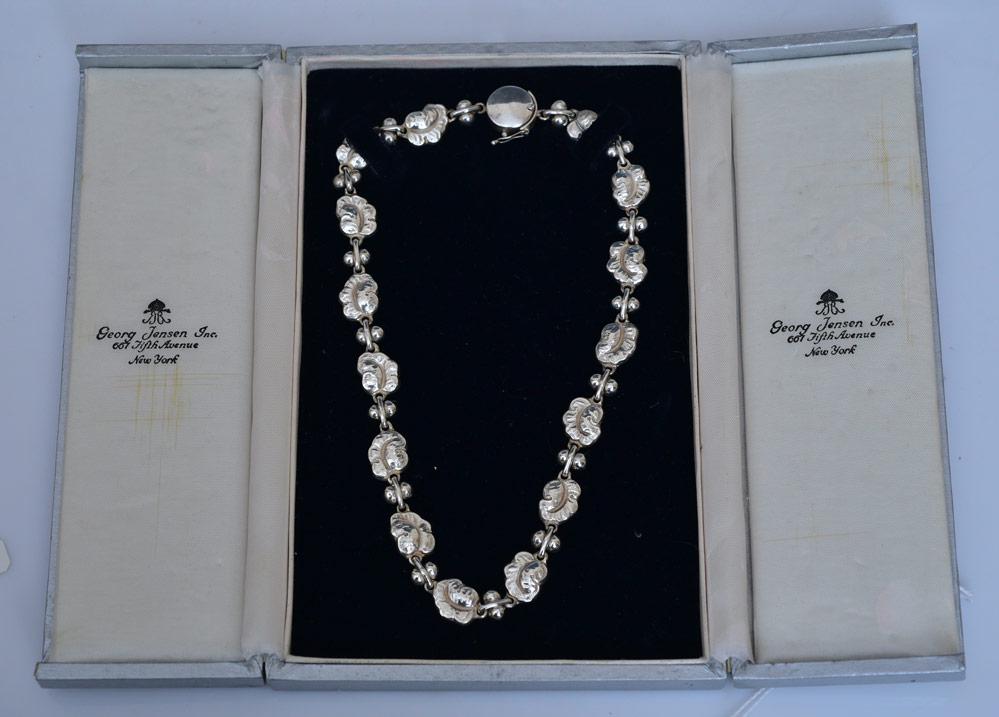 Georg Jensen Sterling Silver Necklace and Bracelet (1 of 3)