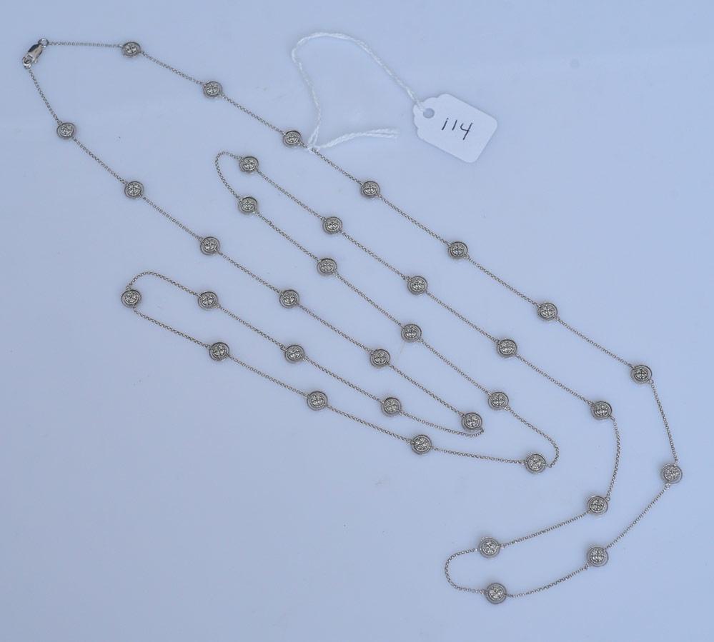 14k Gold Diamond Necklace (1 of 2)