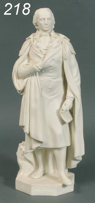 PARIAN BISQUE FIGURE Schiller 19" high Shipping : PARIAN BISQUE FIGURE Schiller 19" high Shipping Information: Buyer is responsible for arranging 3rd party shipping