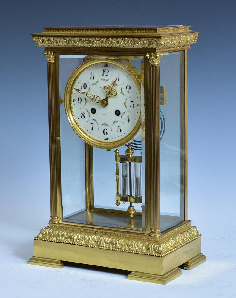 French Crystal Regulator Table Clock (1 of 3)