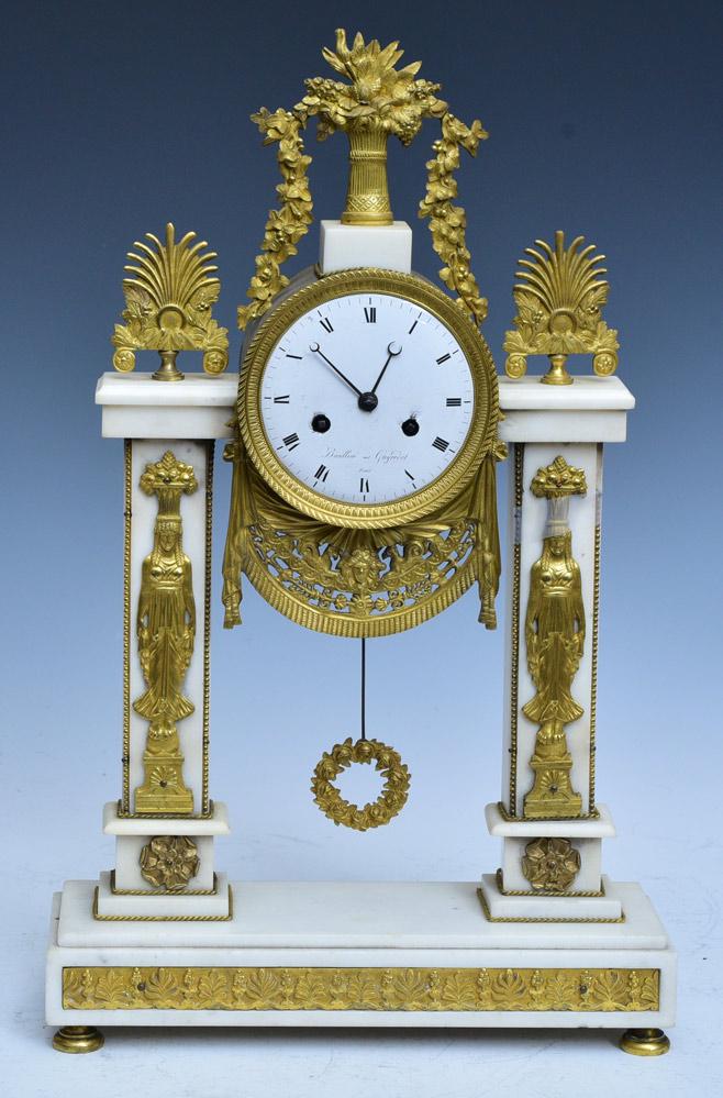 French Empire Marble Mantel Clock (1 of 3)