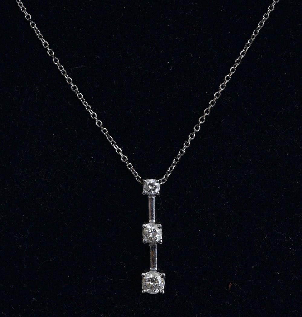 14k Gold Diamond Pendant (1 of 2)