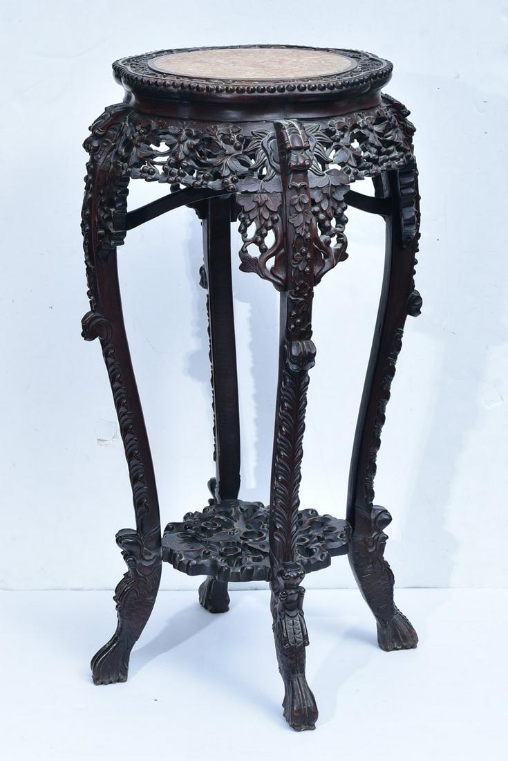 Chinese Export Plant Stand (1 of 2)