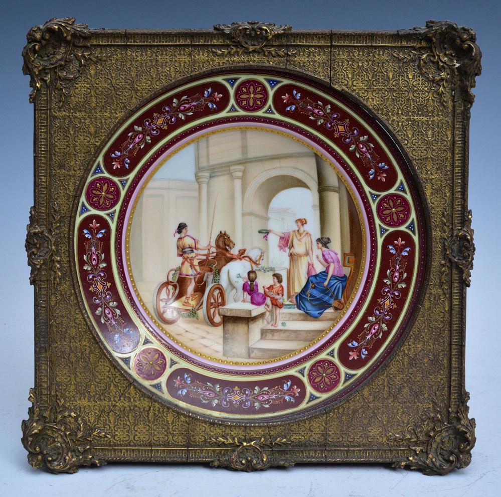 Royal Vienna Porcelain Cabinet Plate (1 of 3)