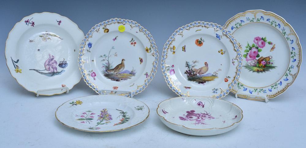 Continental Porcelain Plates (6) (1 of 6)