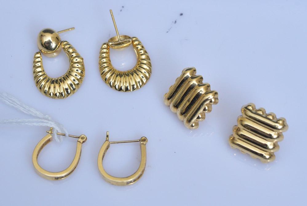 14k Gold Earrings (3) (1 of 1)