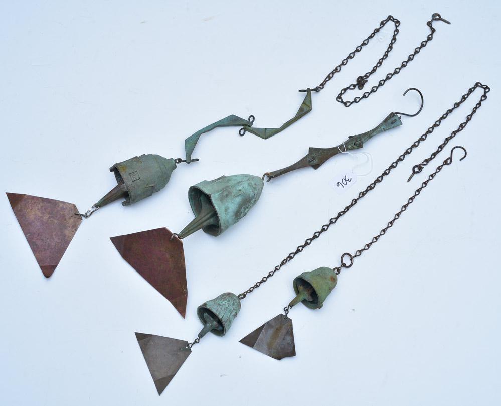 Italian Paolo Soleri Four Wind Chimes (1 of 1)