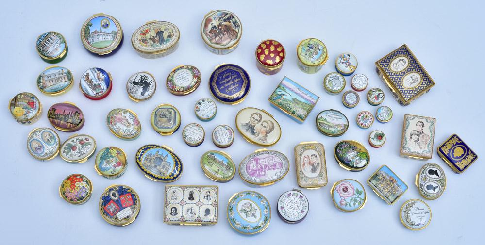 Collection of Halcyon Days Enamel Boxes (1 of 1)