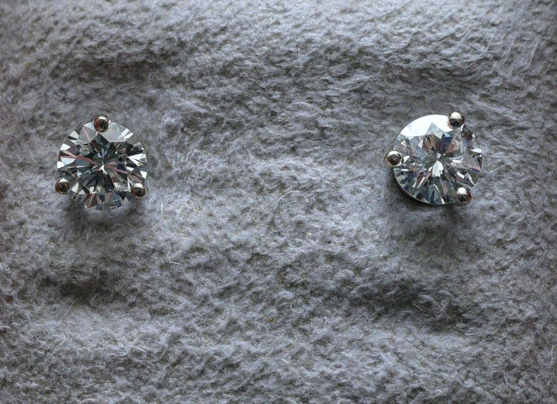 Pair of 14k Diamond Earrings (1 of 1)