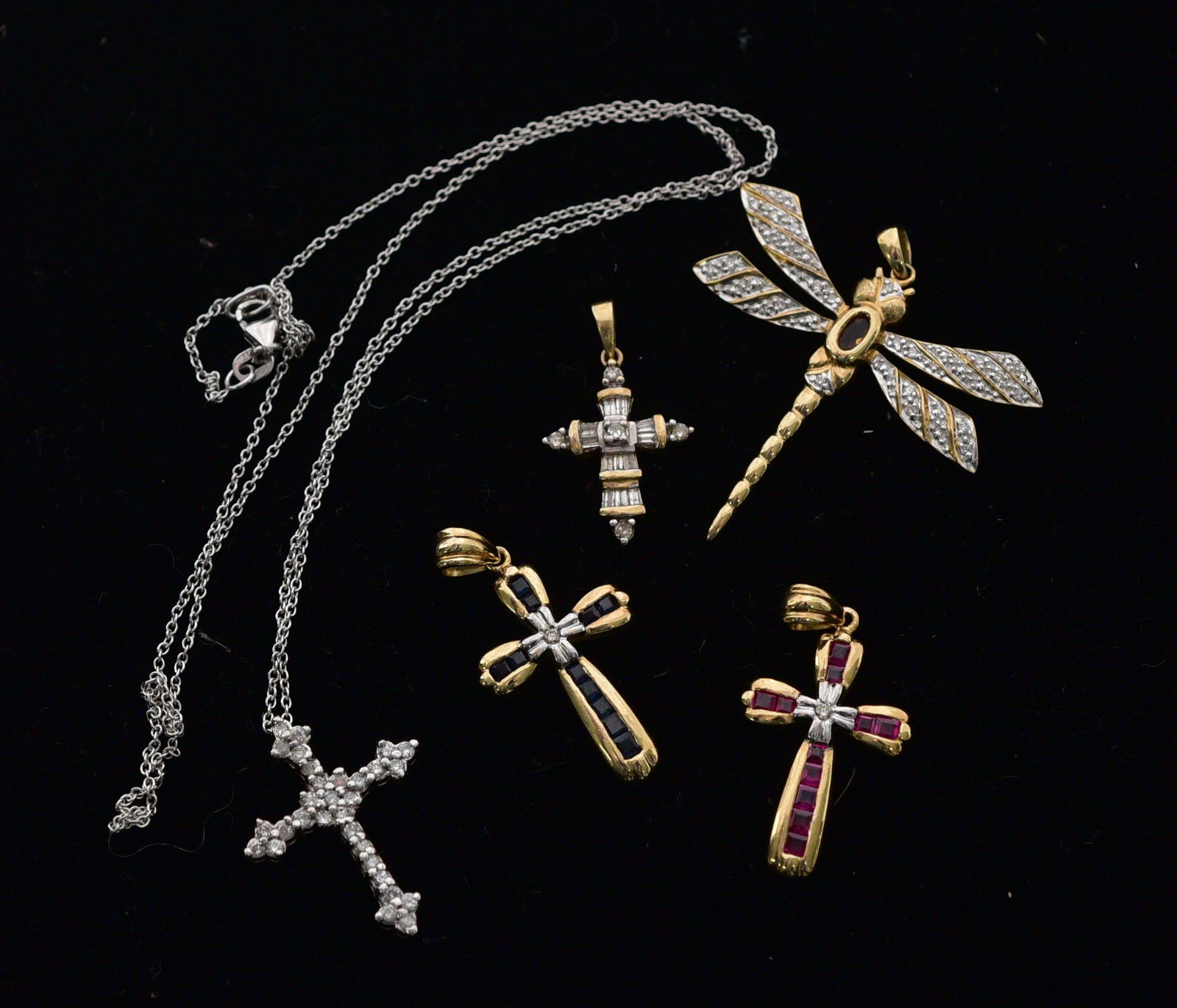 (5) Gold Pendants (1 of 2)