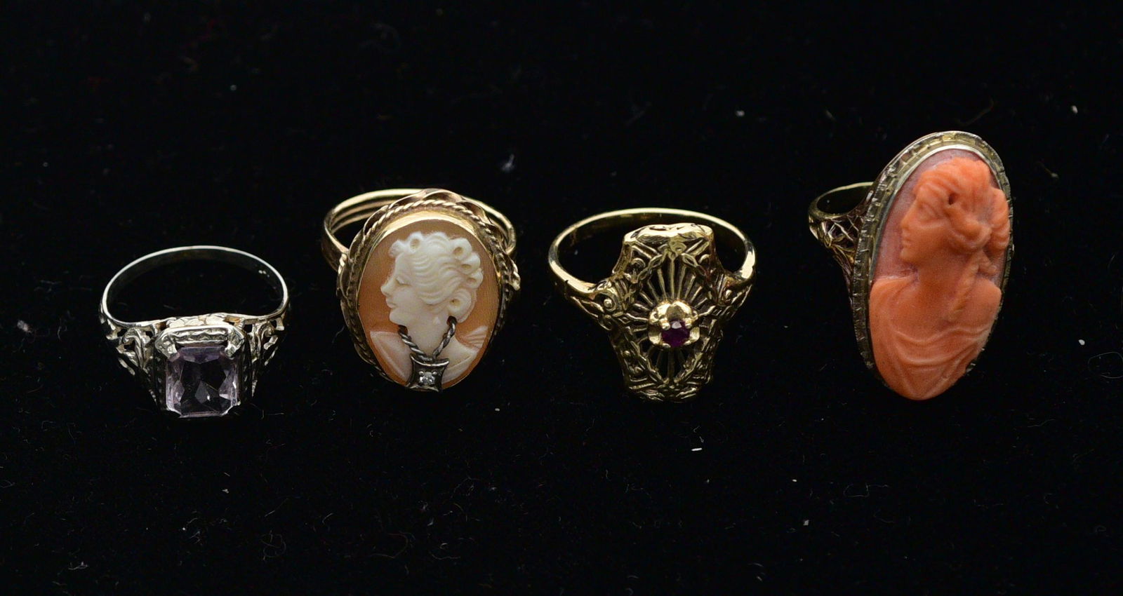 (4) 14k Gold Rings (1 of 1)