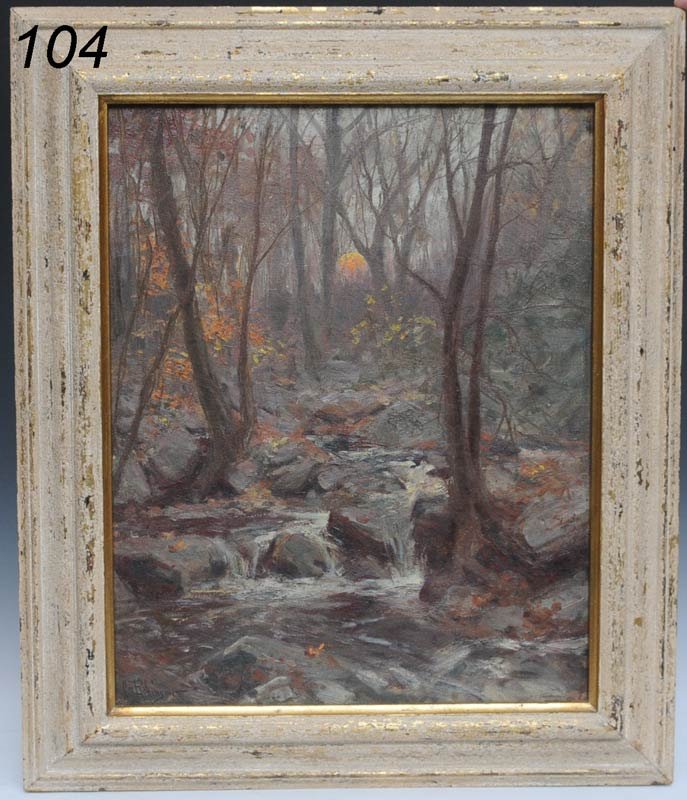 HAL ROBINSON Forest Interior 16"x 20" oil on canva: HAL ROBINSON Forest Interior 16"x 20" oil on canvas signed lower left Shipping Information: Buyer is responsible for arranging 3rd party shipping