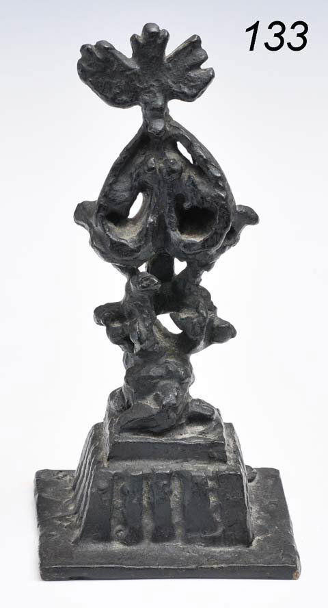 JACQUES LIPCHITZ study for Between Heaven and Eart: JACQUES LIPCHITZ study for Between Heaven and Earth, 6 1/2" bronze signed in base with thumbprint numbered 14/19 Shipping Information: Shipping within the Continental USA (excludes insurance which wi