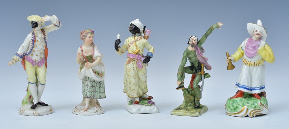 Five Continental Porcelain Figures (1 of 3)