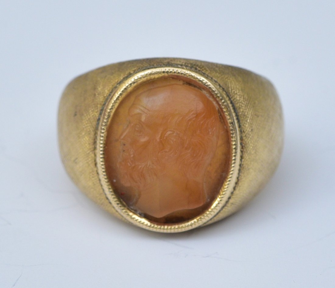 14k Gold Intaglio Ring (1 of 2)