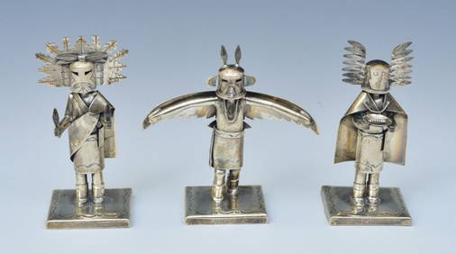 Completely Handmade Sterling Native American Jewelry Silver Navajo Candlestick Holder- Castillo Completely Handmade Sterling Native American Jewelry Silver Navajo Candlestick Holder- Castillo