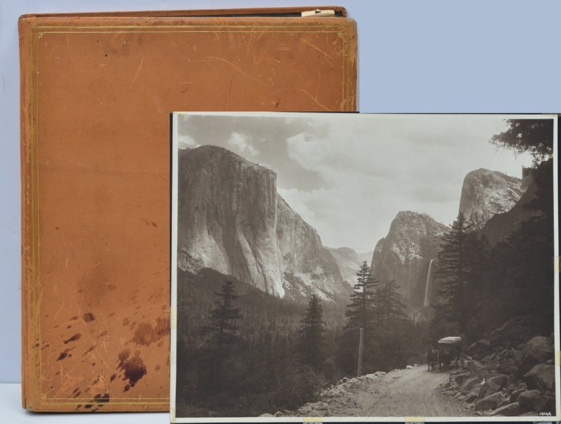 Large Early Photo Scrapbook featuring Yosemite:  Ansel Adams, Pillsbury (1 of 18)